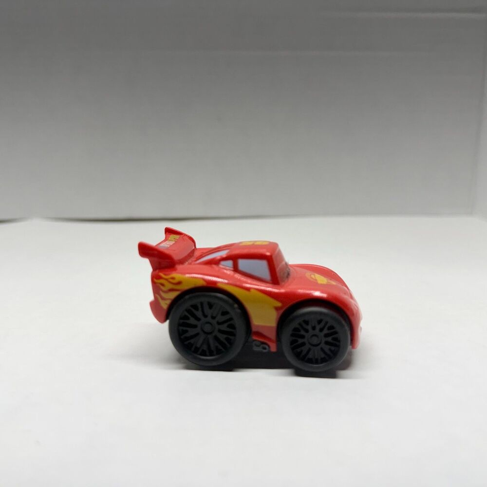 Fisher Price Little People Disney Pixar Cars Lightning Mqueen wheelie 4"
